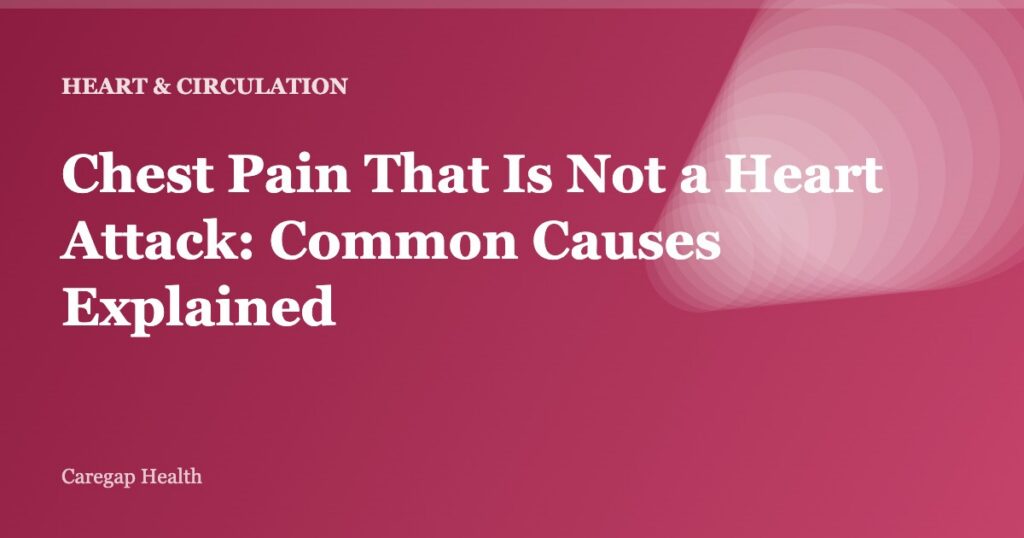 Chest Pain That Is Not a Heart Attack: Common Causes Explained